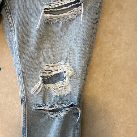 1822 Denim Ripped Light Blue Jeans - Picture 5 of 16